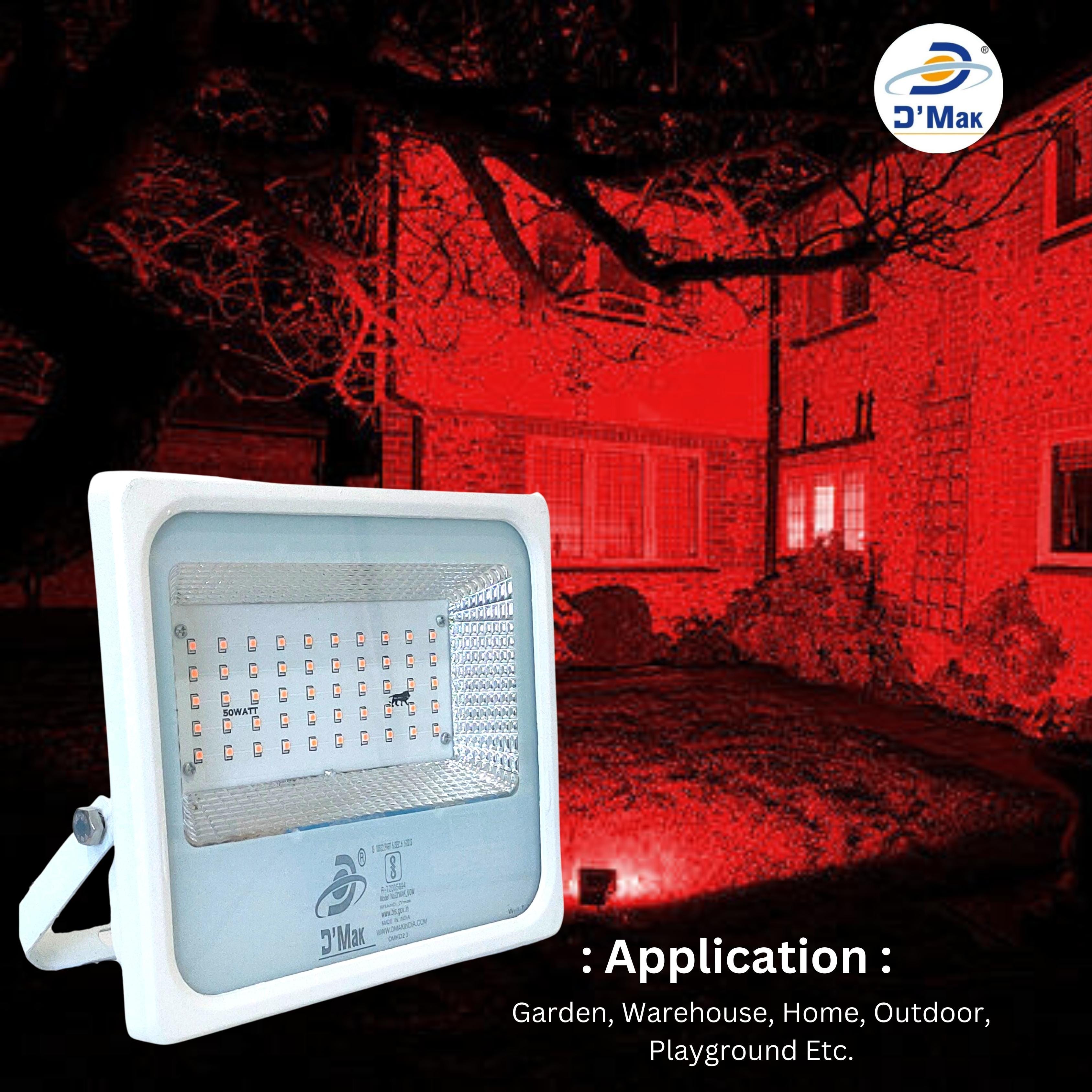50 Watt LED Down Chawk Flood Light White Body Waterproof IP65 for Outdoor Purposes