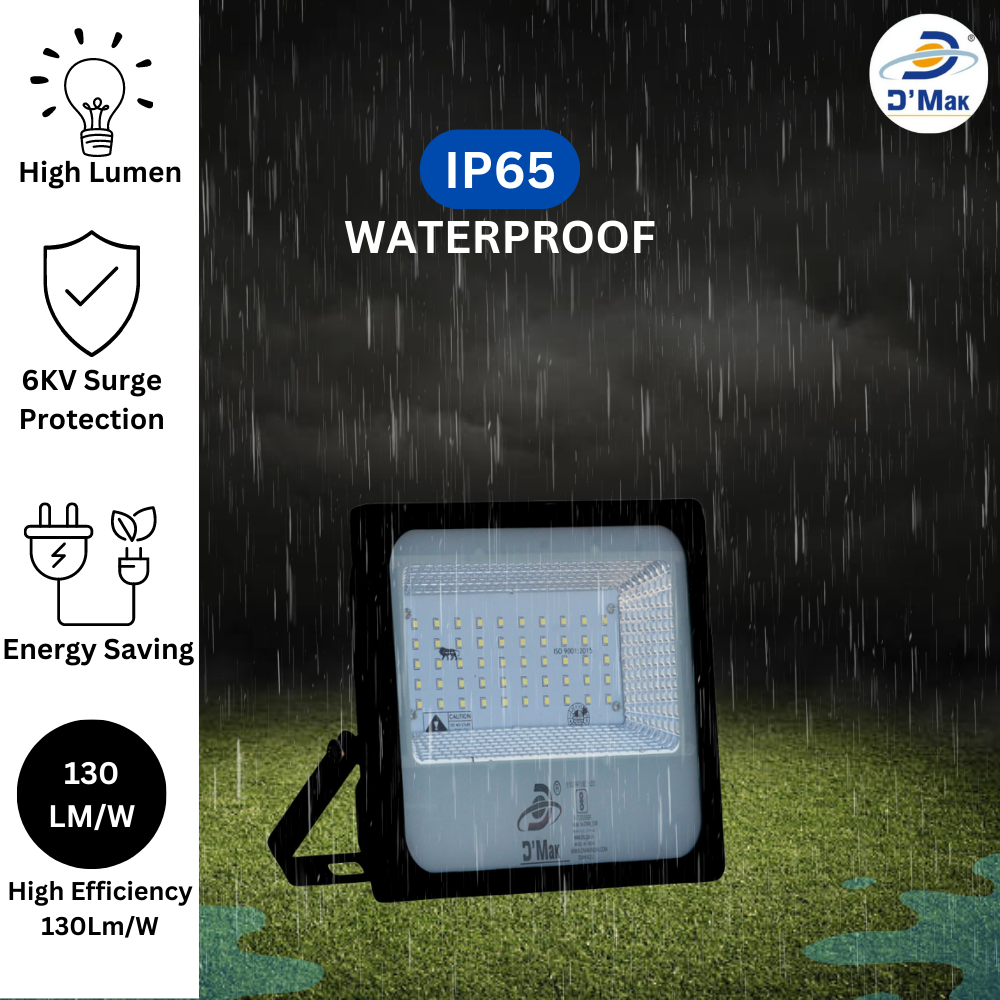 50 Watt LED Down Chawk Flood Light Grey Body Waterproof IP65 For Outdoor Purposes