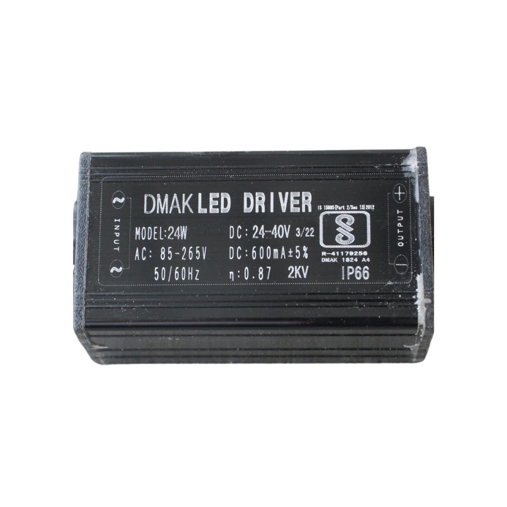 Power Supply IP65 LED Driver 85-300V AC 50/60Hz (24 Watt 600mA )