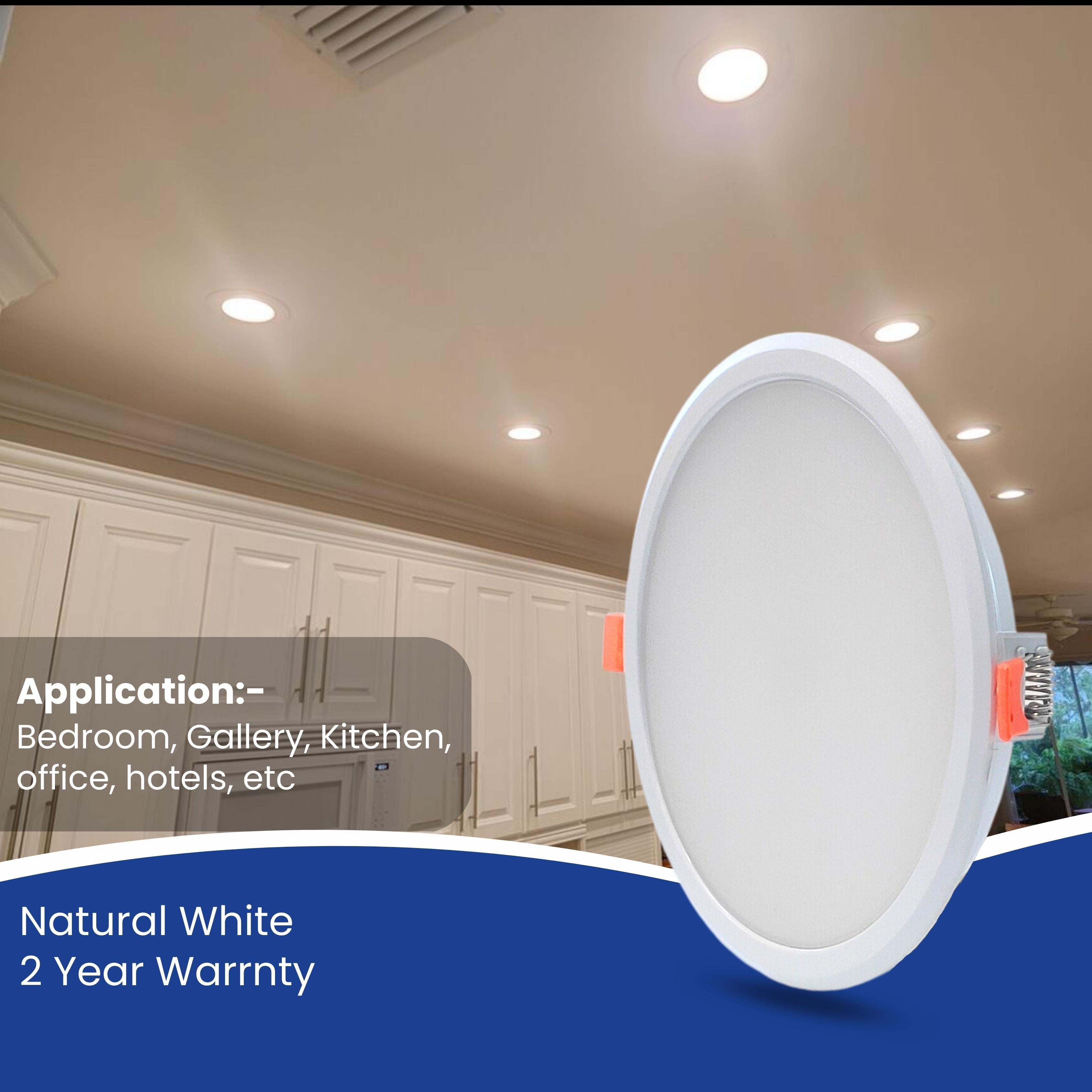 22 Watt LED Conceal PC (Poly Carbonate) Panel Light For POP / Recessed Lighting