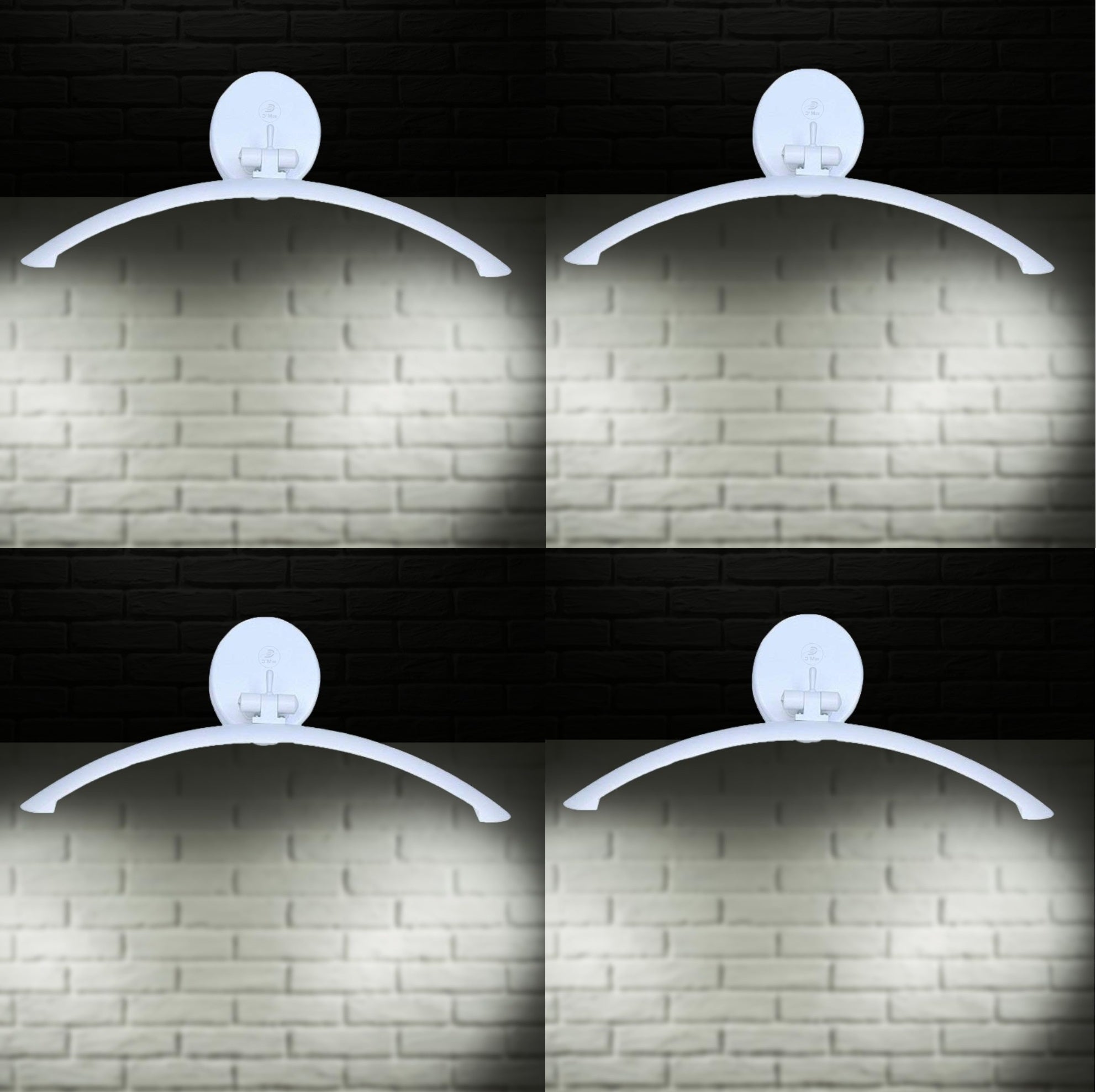 12 Watt White Led Curve Mirror Light for Wall Picture or Decoration Purposes