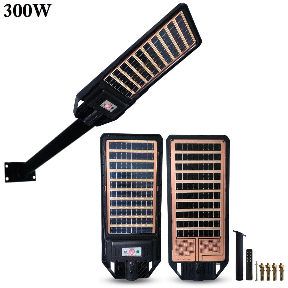 D'Mak LED Double Side Solar Street Light with Integrated Solar Panel with Auto On/Off and Human Induction, IP65 Waterproof  Outdoor Purposes
