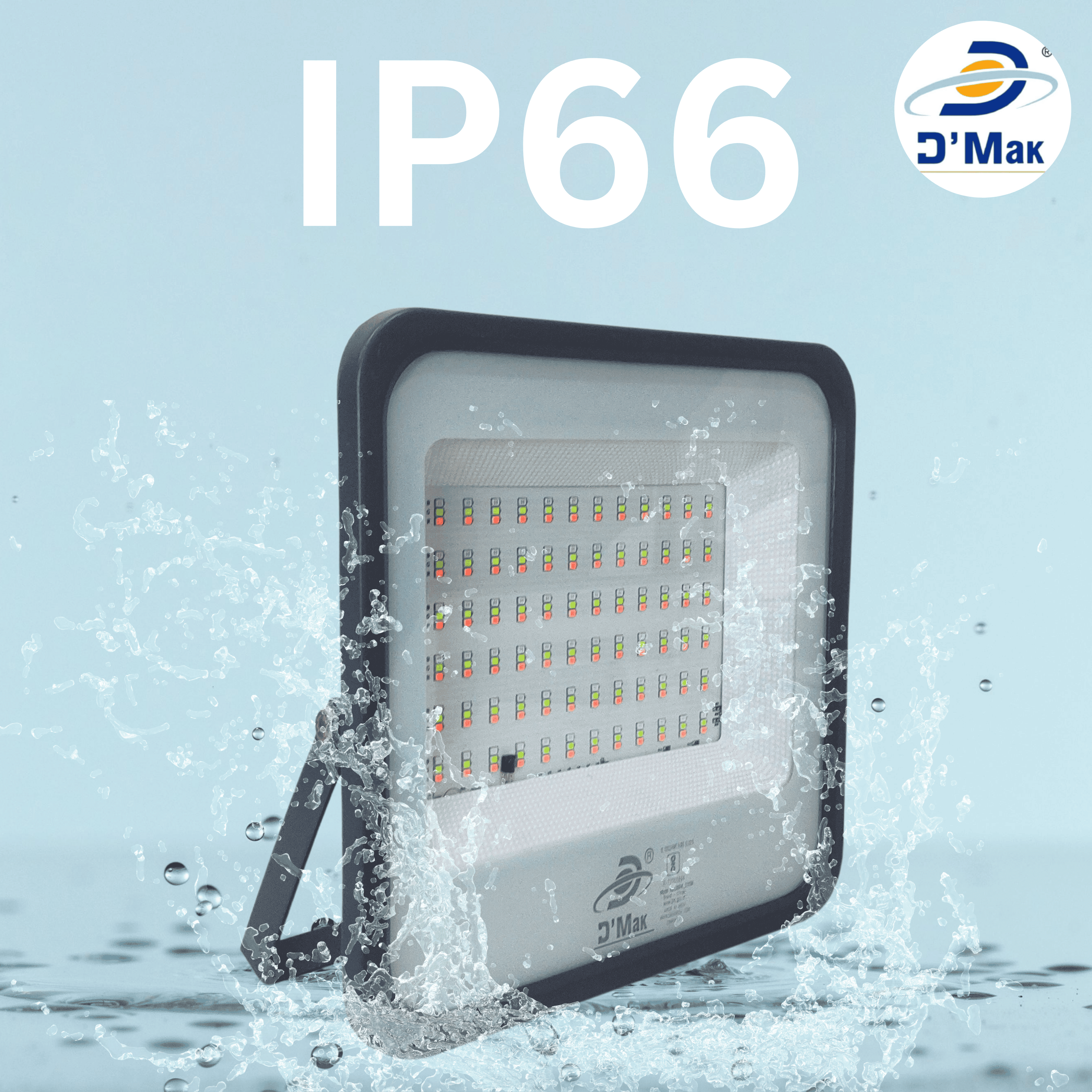 200 Watt LED RGB Flood Light Grey Body Waterproof IP65 For Outdoor Purposes