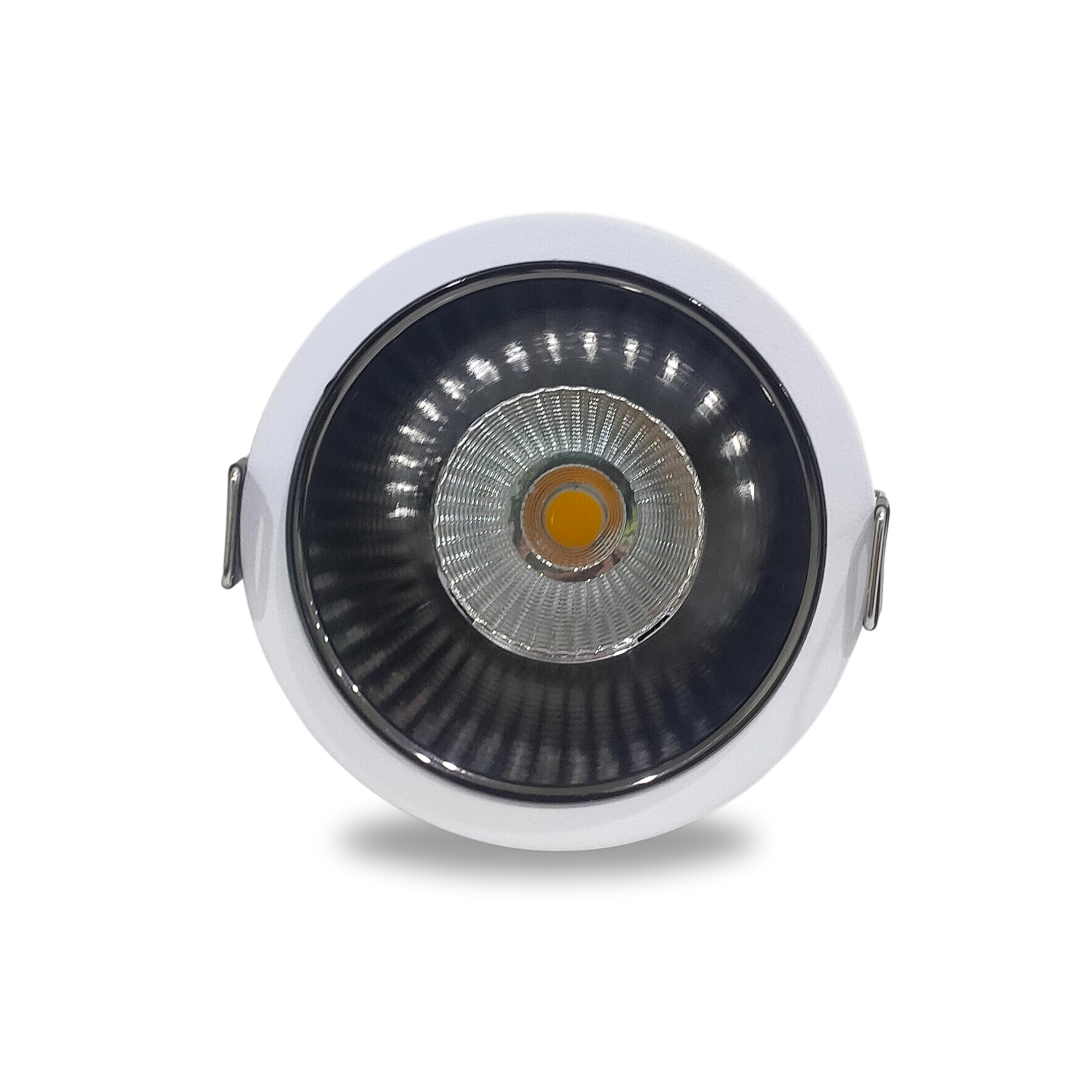 7W LED COB Spot Light White body Shining Black Reflector for POP/ Recessed Lighting
