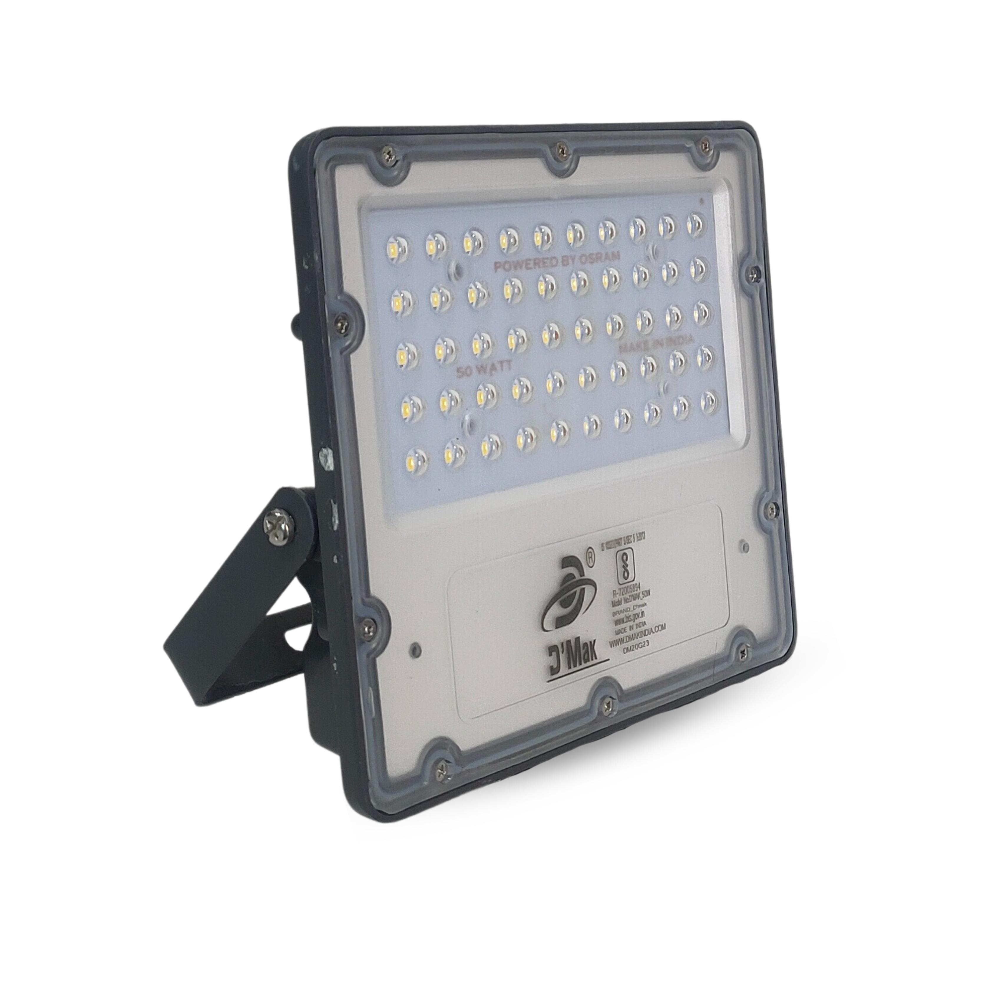 50 Watt LED Flood Light With Lens White Body Waterproof IP65 for Outdoor Purposes