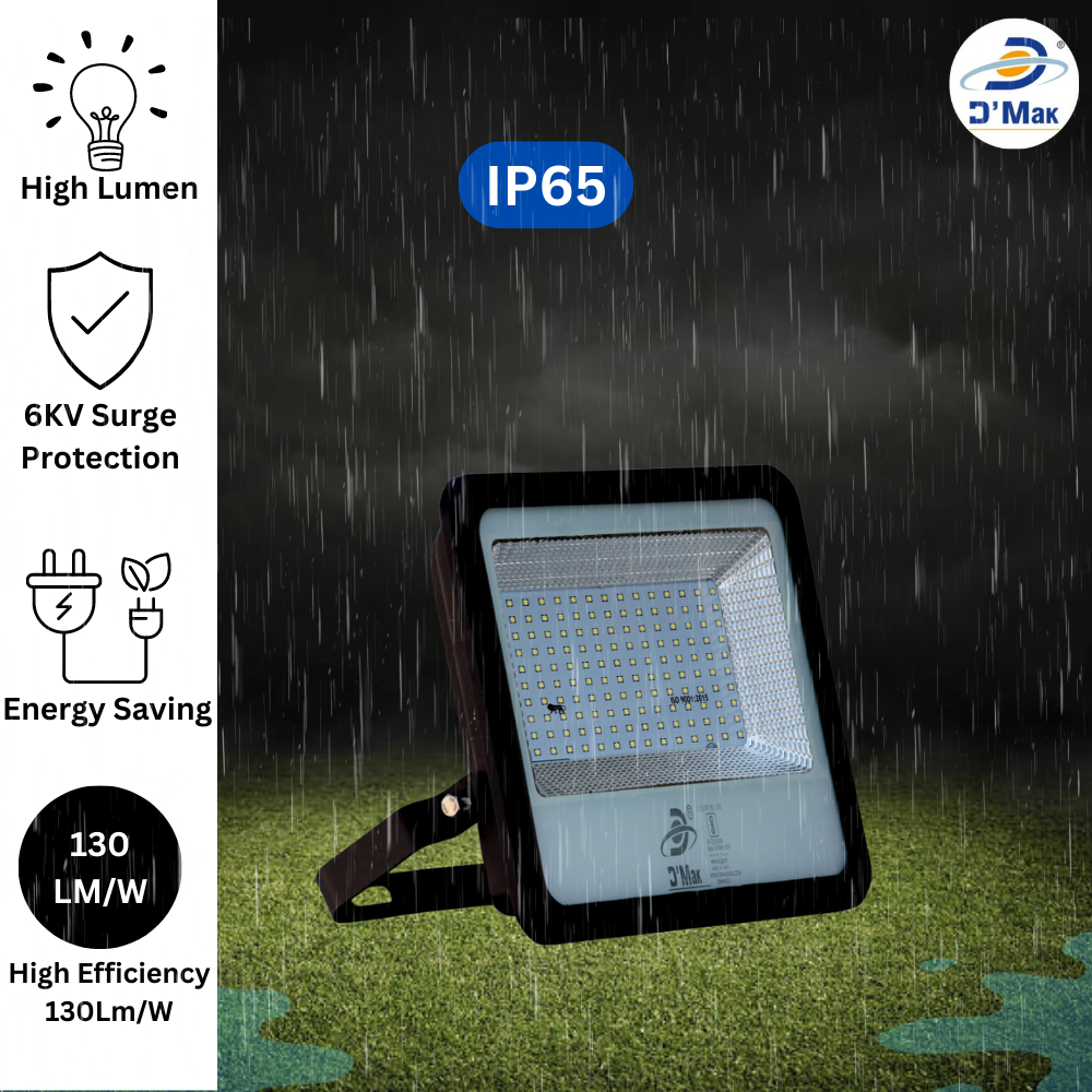 150 Watt LED Down Chawk Flood Light Grey Body Waterproof IP65 for Outdoor Purposes