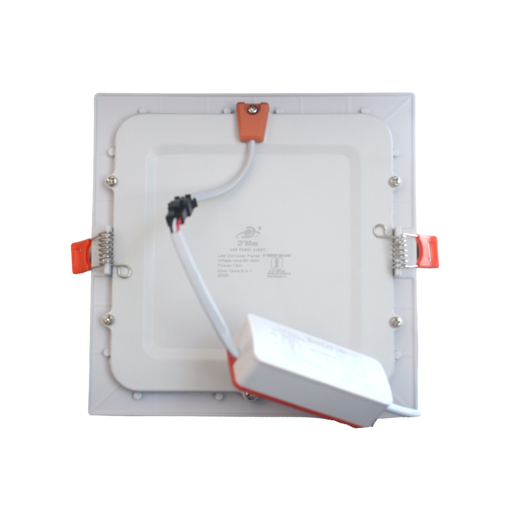 15 Watt Led Conceal Panel Light for POP/ Recessed Lighting 3in1 (White, Warm White, Natural White)