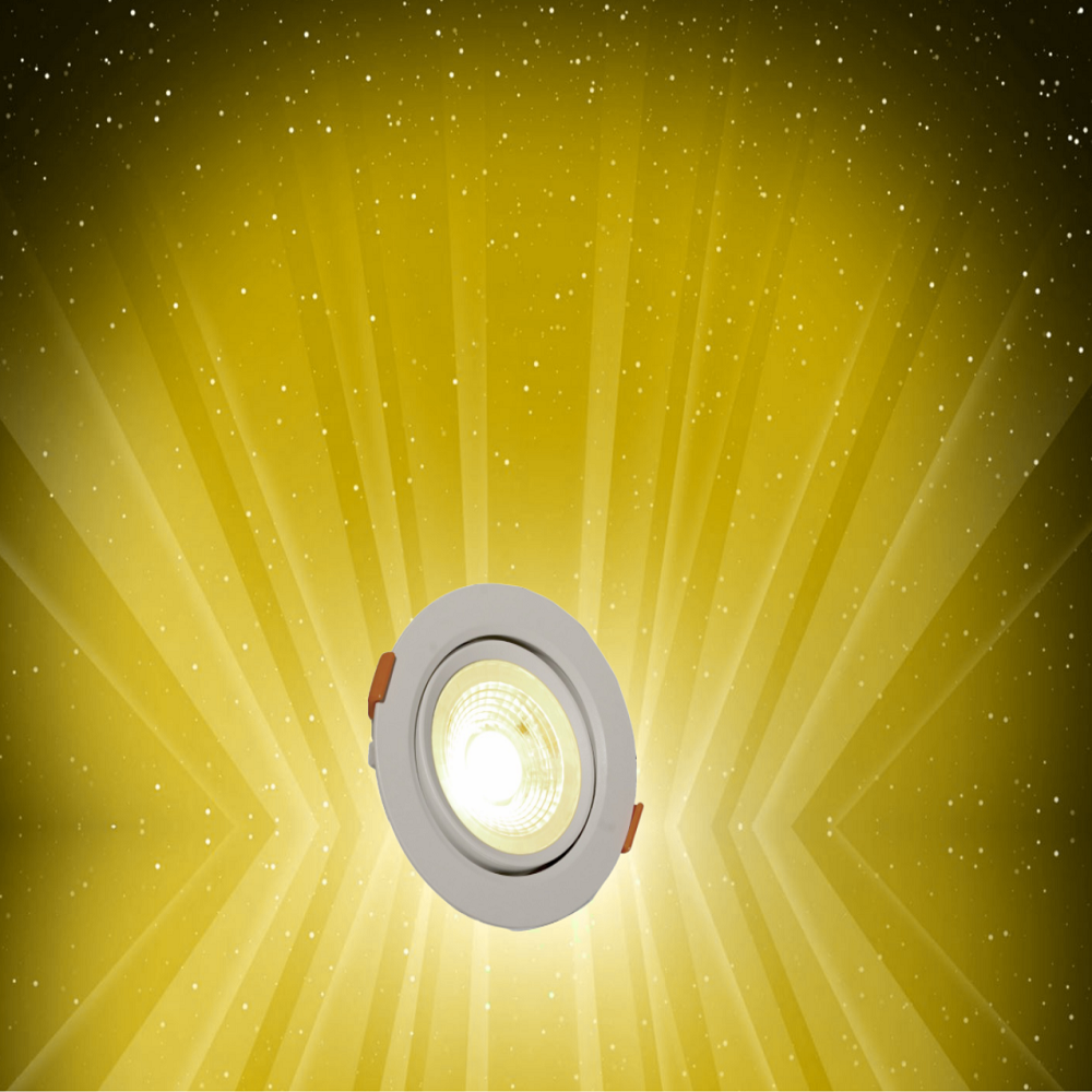 9 Watt Round LED COB Light for POP/ Recessed Lighting