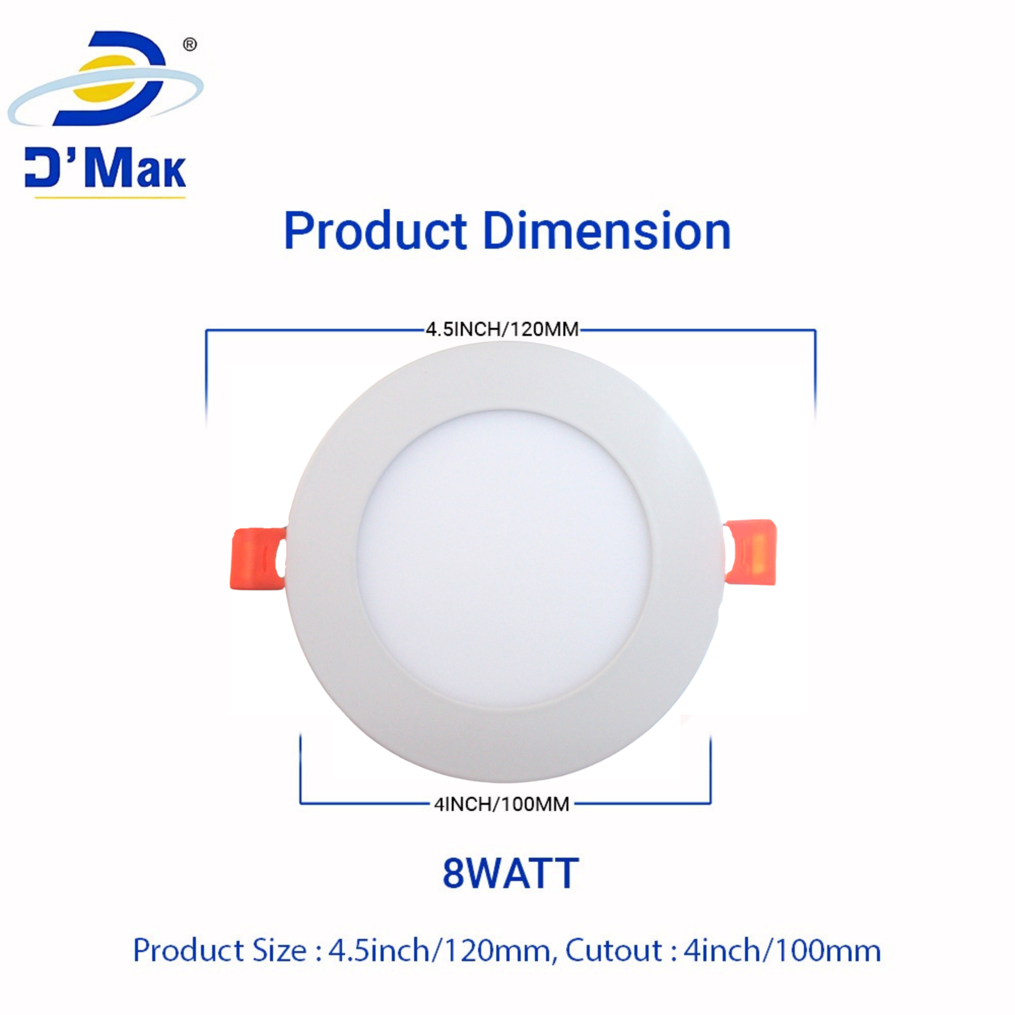 8 Watt Led Conceal Panel Light for POP/ Recessed Lighting 3in1 (White, Warm White, Natural White)