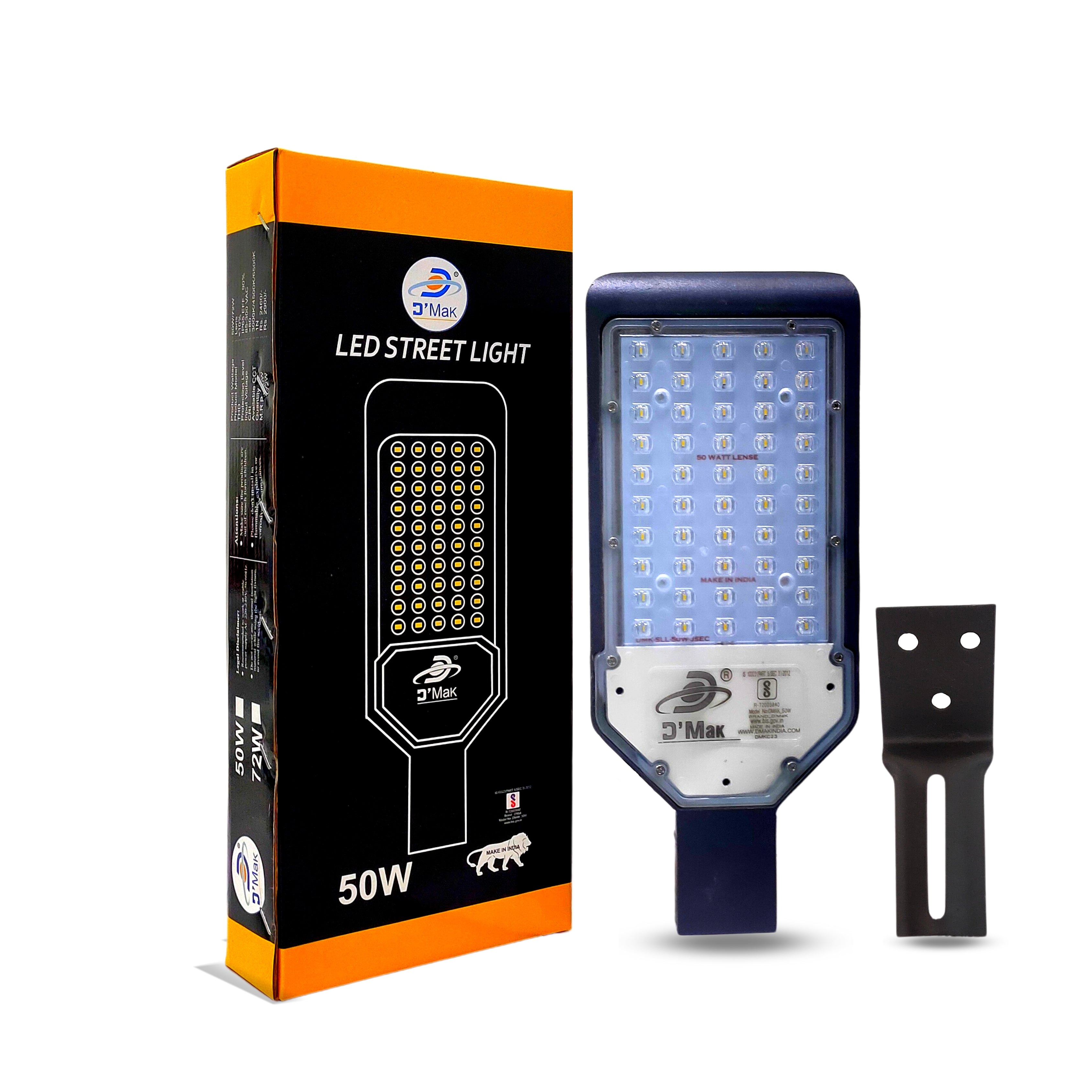 50 Watt LED Street Light With Lens Waterproof IP65 for Outdoor Purposes