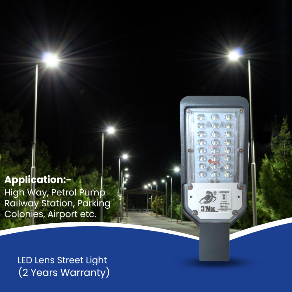 24 Watt LED Street Light With Lens Waterproof IP65 for Outdoor Purposes