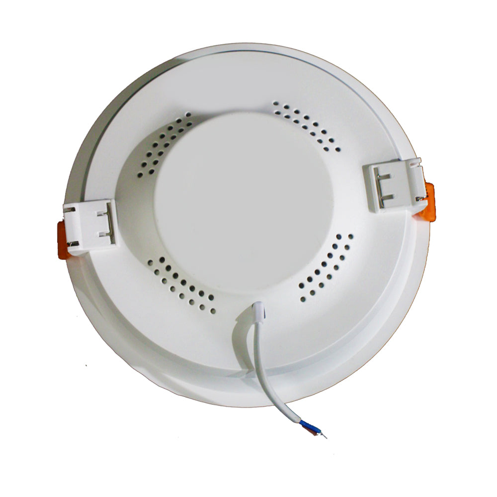 22 Watt Round Deep Down PC (Poly Carbonate) Panel Light in White Body for POP / Recessed Lighting