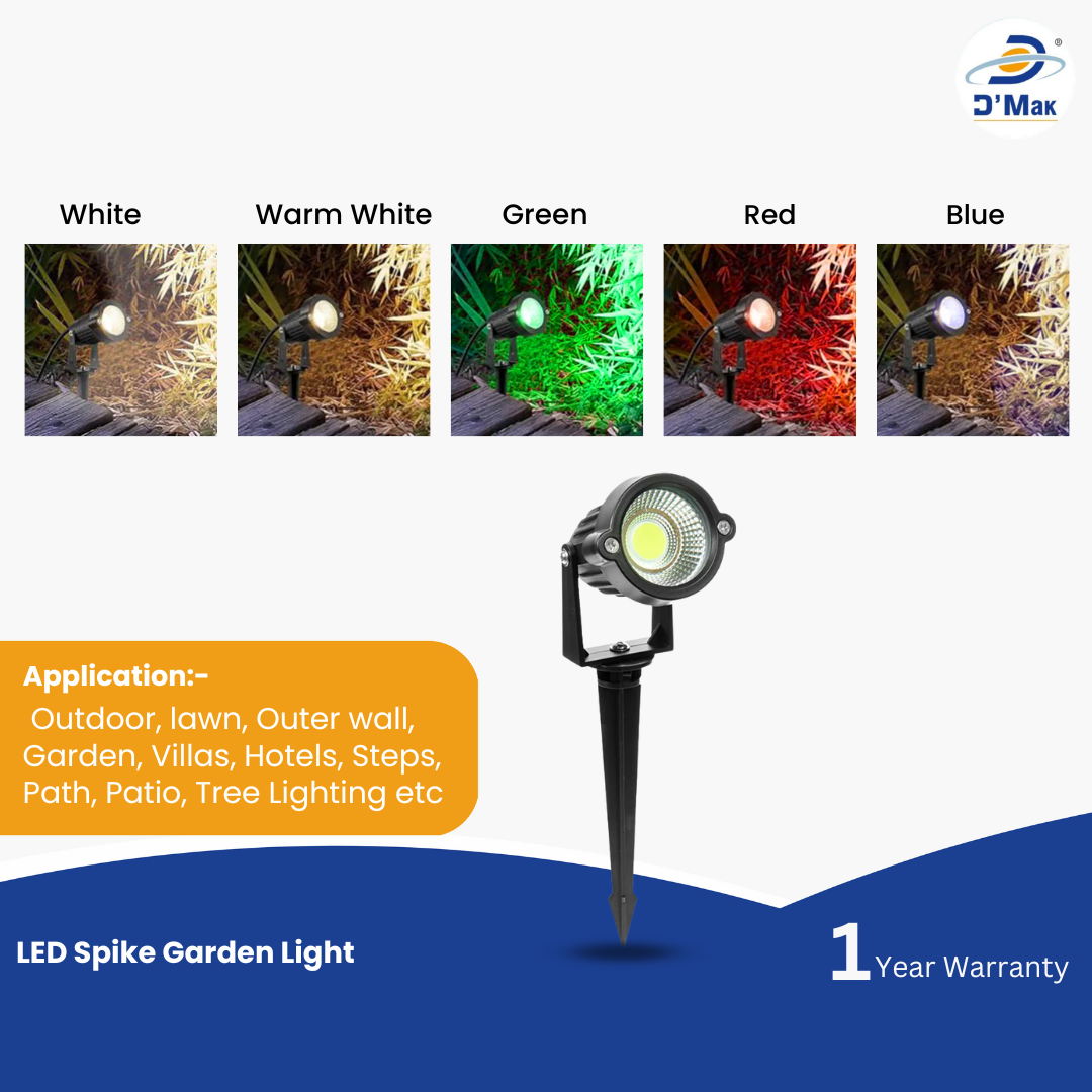 3 Watt LED Spike Garden Light for Outdoor Purposes